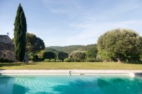 La vue à partir de la piscine