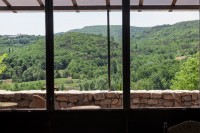 La vue à partir de la terrasse du salon