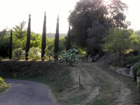 L'entrée du parking